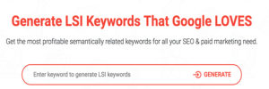 Genereate LSI Keywords that Google Loves