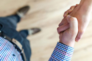 picture of a business handshake